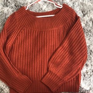 Rust sweater